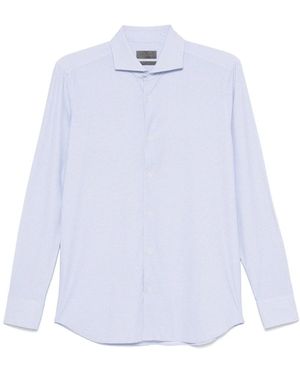 Dell'Oglio Geometric-Print Shirt - White