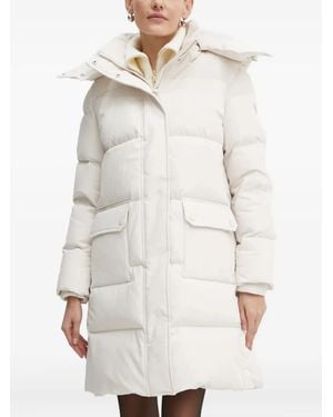 Guess Hooded Puffer Jacket - White