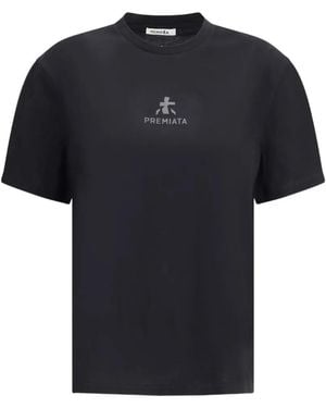Premiata Logo-Detail T-Shirt - Black