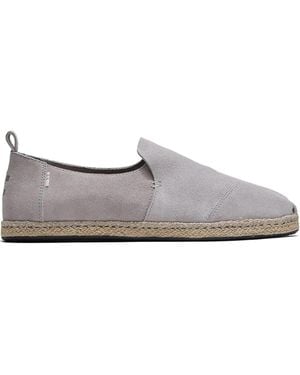TOMS Deconstructed Alparg "grey" エスパドリーユ - グレー