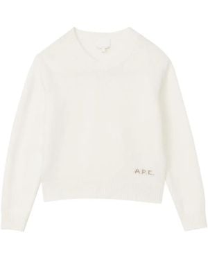 A.P.C. Anna Jumper - White