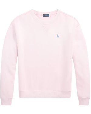 Polo Ralph Lauren Crew-Neck Sweatshirt - Pink