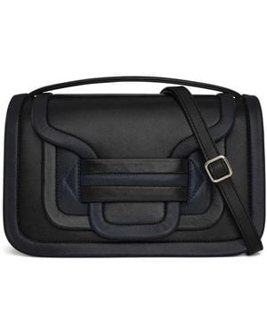 Pierre Hardy Layered flap shoulder bag - Schwarz
