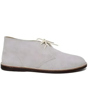 Brunello Cucinelli Lace-Up Boots - White
