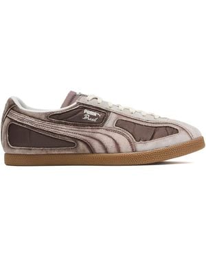 PUMA X Kidsuper Brasil Panels "Espresso" Sneakers - Brown