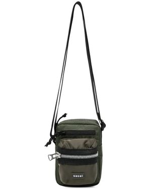 Sacai Zip-Pocket Crossbody Bag - White