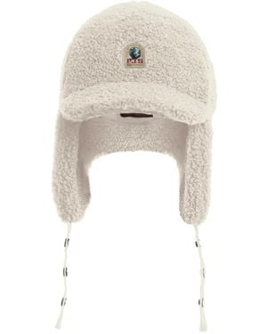 Parajumpers Fleece Hoed Met Oorkleppen - Wit