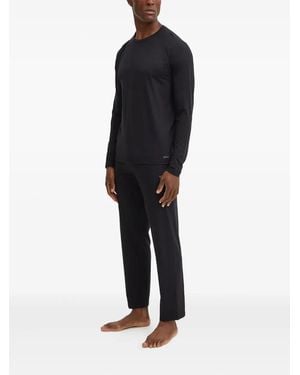 BOSS ラグランスリーブ パジャマ - ブラック