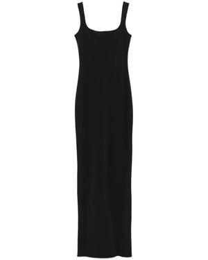 Entire studios Square-Neck Maxi Dress - Black