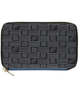 Moreau Continental Pm Zip-Around Wallet - Black