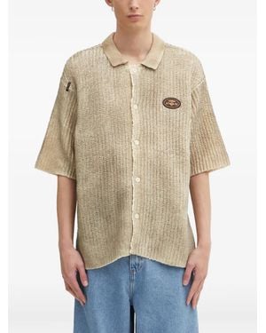 Aape By A Bathing Ape Patch Buttoned Shirt - Natural