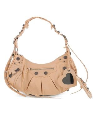 Balenciaga Borsa A Spalla Le Cagole Piccola - Neutro