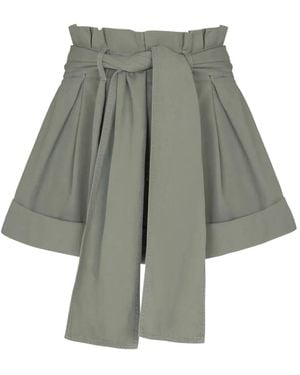 Balmain Self-Tie Shorts - Grey