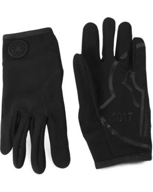 Moncler 1017 Alyx 9Sm Logo-Print Gloves - Black
