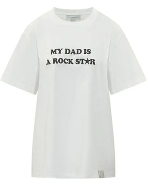 Stella McCartney Slogan-Print Cotton T-Shirt - White