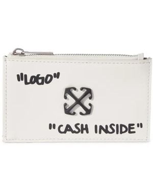 Off-White c/o Virgil Abloh Jitney Quote Card Holder - White