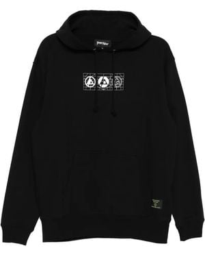 PEACE AND AFTER X Linkin Park Logo-Print Hoodie - Black