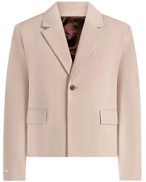Manière De Voir Silas Tailored Cropped Blazer - Natural