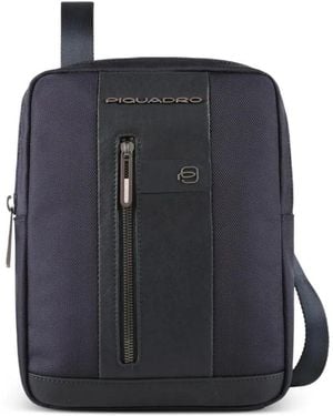 Piquadro Leather Cross Body Bag - Blue