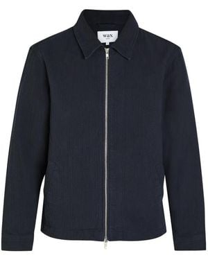 Wax London Eldon Zipped Jacket - Blue
