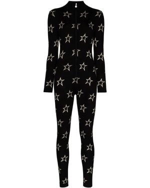 Perfect Moment Traje De Esquí Con Estampado De Estrellas - Negro