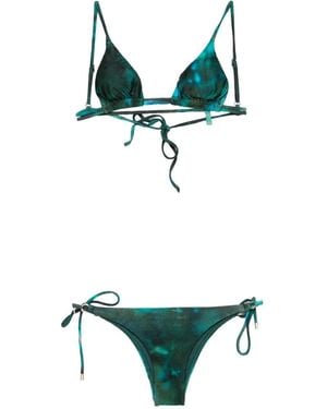 Cia.Marítima Marmorierter Saint Tropez Bikini - Grün