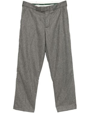 Lacoste Hose mit Fischgrätenmuster - Grau