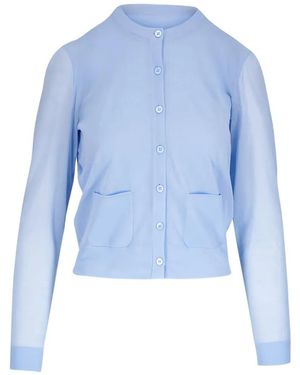 Dorothee Schumacher Pocket Knitted Cardigan - Blue
