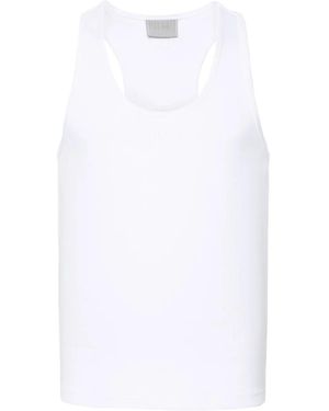 VTMNTS Tanktop Met Geborduurd Logo - Wit