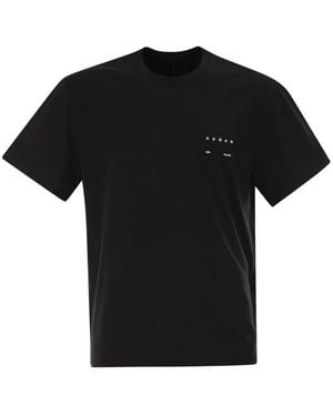 Hogan Round-Neck Logo T-Shirt - Black
