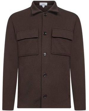 Lardini Virgin Wool Shirt Jacket - Brown