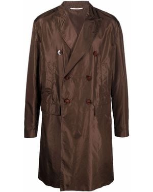 Valentino Garavani Double-Breasted Midi Coat - Brown