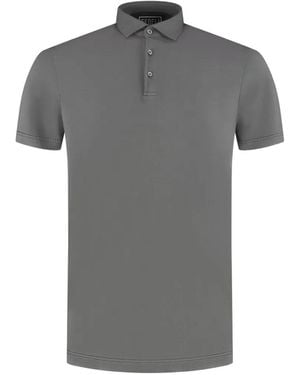 Fedeli Buttoned Polo Shirt - Grey