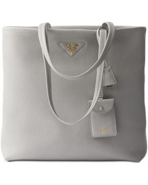 Prada Borsa Tote Grande - Grigio