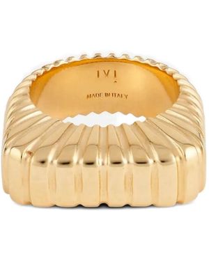 Ivi Gaia Signet Ring - Metallic