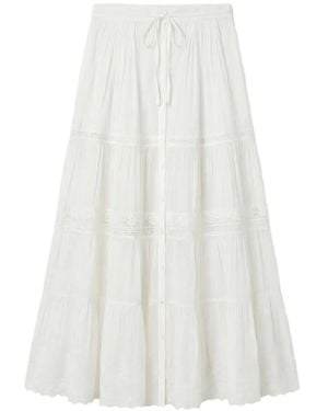Vanessa Bruno Falda Larga Caravelle - Blanco