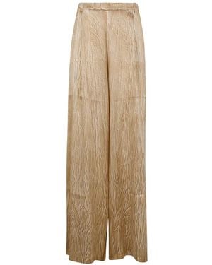 Avant Toi Crinkled Trousers - Natural