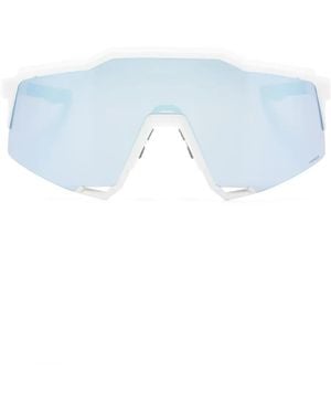 100% Eyewear Speedcraft Sonnenbrille mit Oversized-Gestell - Blau