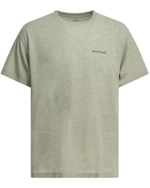 Montbell Logo-Print T-Shirt - Green