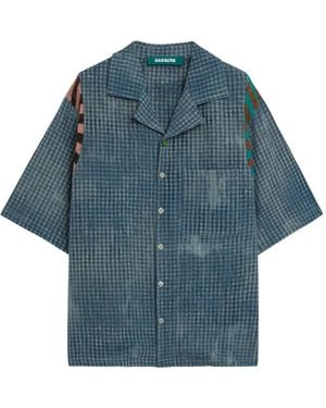 Barrow Check Short-Sleeve Shirt - Blue