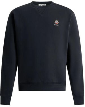Bally Crest Crewneck Sweatshirt - Blue