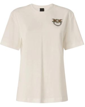 Pinko Jewel Detail T-Shirt - White