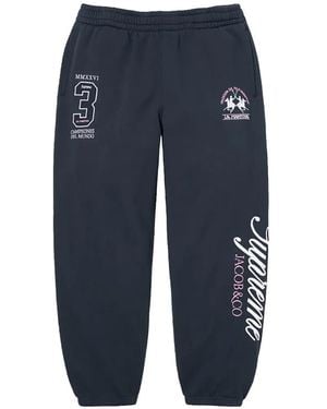 Supreme X La Martina X Jacob & Co Logo-Print Track Trousers - Blue