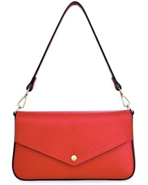 Apatchy London Munro Leather Tote Bag - Red