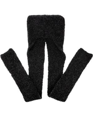 KNWLS Bonnet-Écharpe Precious À Oreilles D'Animal - Black