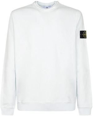 Stone Island Patch Sweatshirt - White