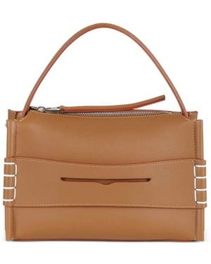 JW Anderson Small Penny-Strap Tote Bag - Brown