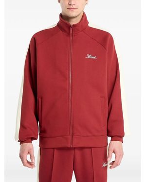 Karlkani Zip-Up Sweatshirt - Red
