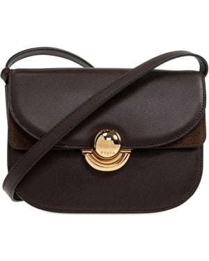 Furla Sac À Bandoulière Sfera À Rabat Format Mini - Noir