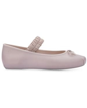 Melissa Sophie Scrunch Ballet Flats - Pink